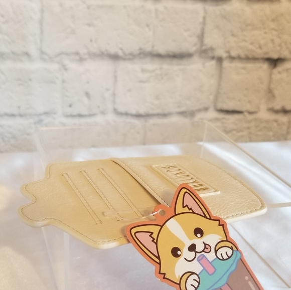 Corgi Puppy Dogs Boba Drink Boxlunch Exclusive Cardholder Wallet New Limited - Picture 8 of 12
